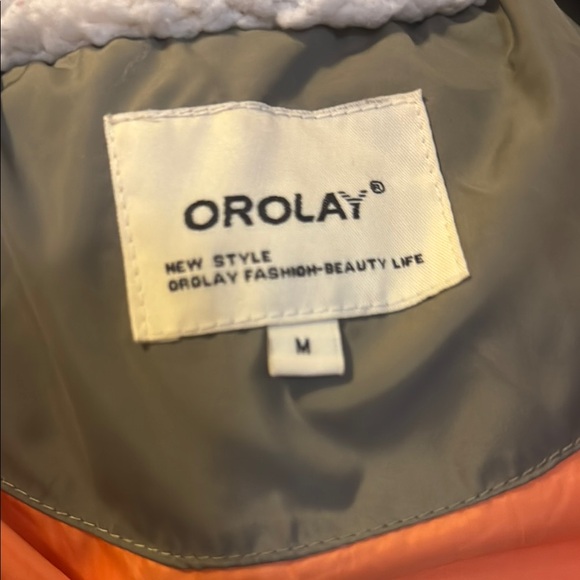 Orolay medium olive green winter coat. - Picture 2 of 5